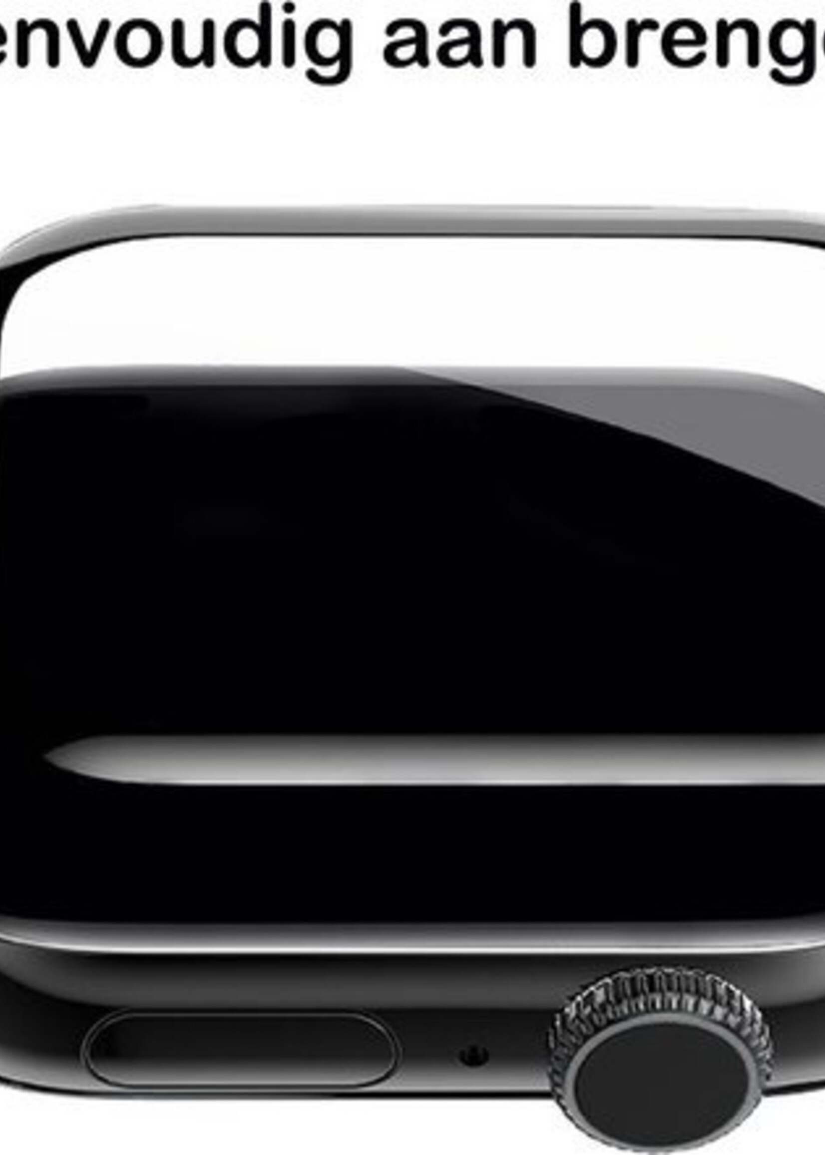 BTH Screenprotector Geschikt voor Apple Watch Series 4 44 mm Screenprotector Full Cover Glas Gehard Screen Cover - Screen Protector Geschikt voor Apple Watch Series 4 44 mm Screenprotector Tempered Glass - 2 PACK
