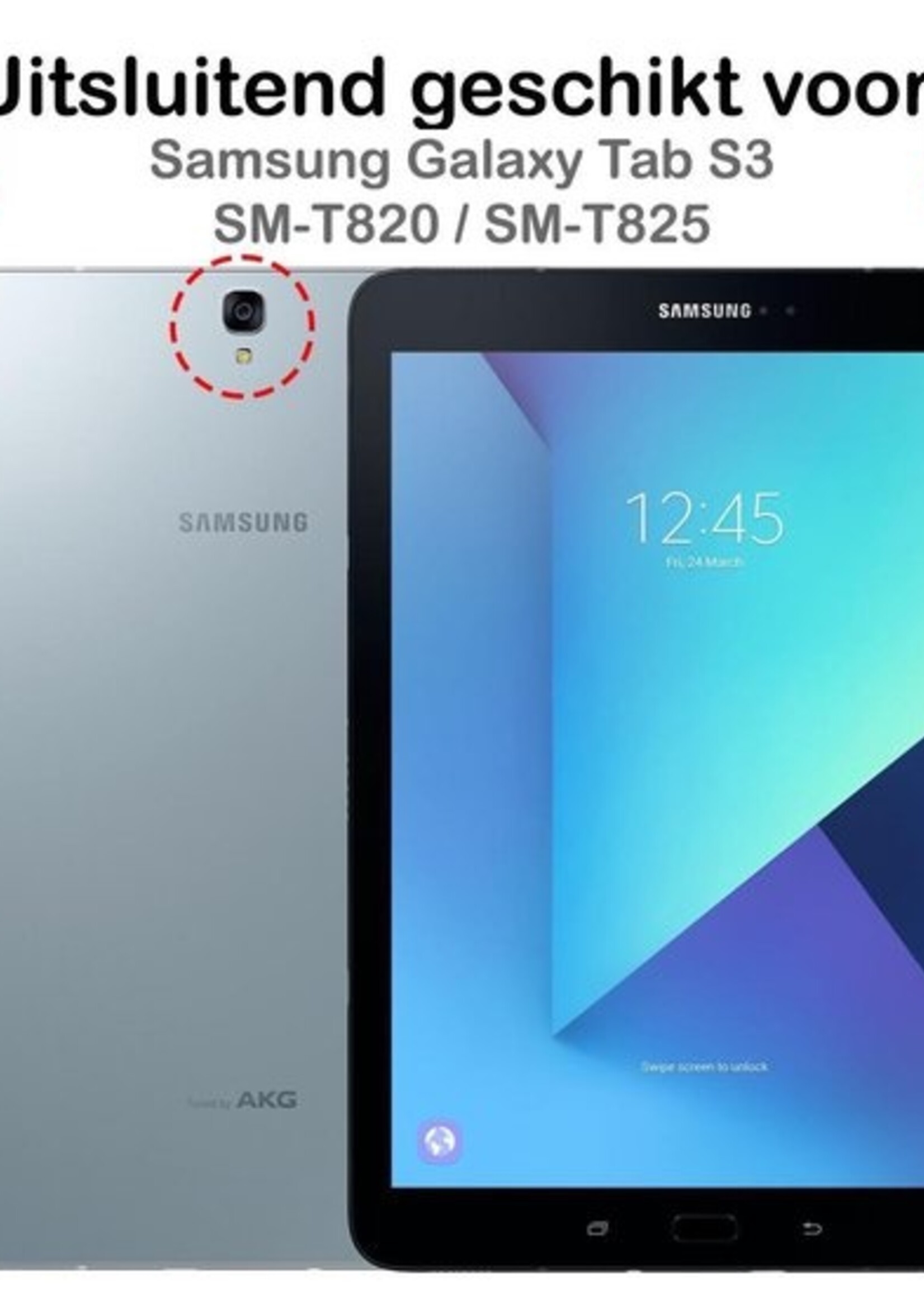 BTH Screenprotector Geschikt voor Samsung Galaxy Tab S3 9.7 Screenprotector Tempered Glass Screen Protector Gehard Glas - Screenprotector Geschikt voor Samsung Tab S3 Screenprotector Glas