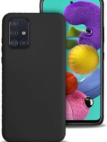 BTH BTH Samsung Galaxy A51 hoesje siliconen zwart