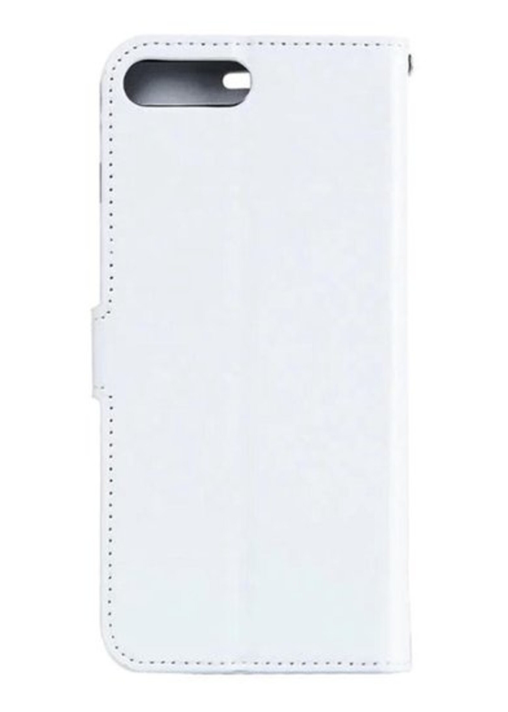 BTH Hoesje Geschikt voor iPhone SE 2020 Hoesje Book Case Hoes Portemonnee Cover Walletcase - Hoes Geschikt voor iPhone SE (2020) Hoes Bookcase Hoesje - Wit