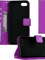 BTH BTH iPhone SE 2020 Bookcase flip hoesje - Paars