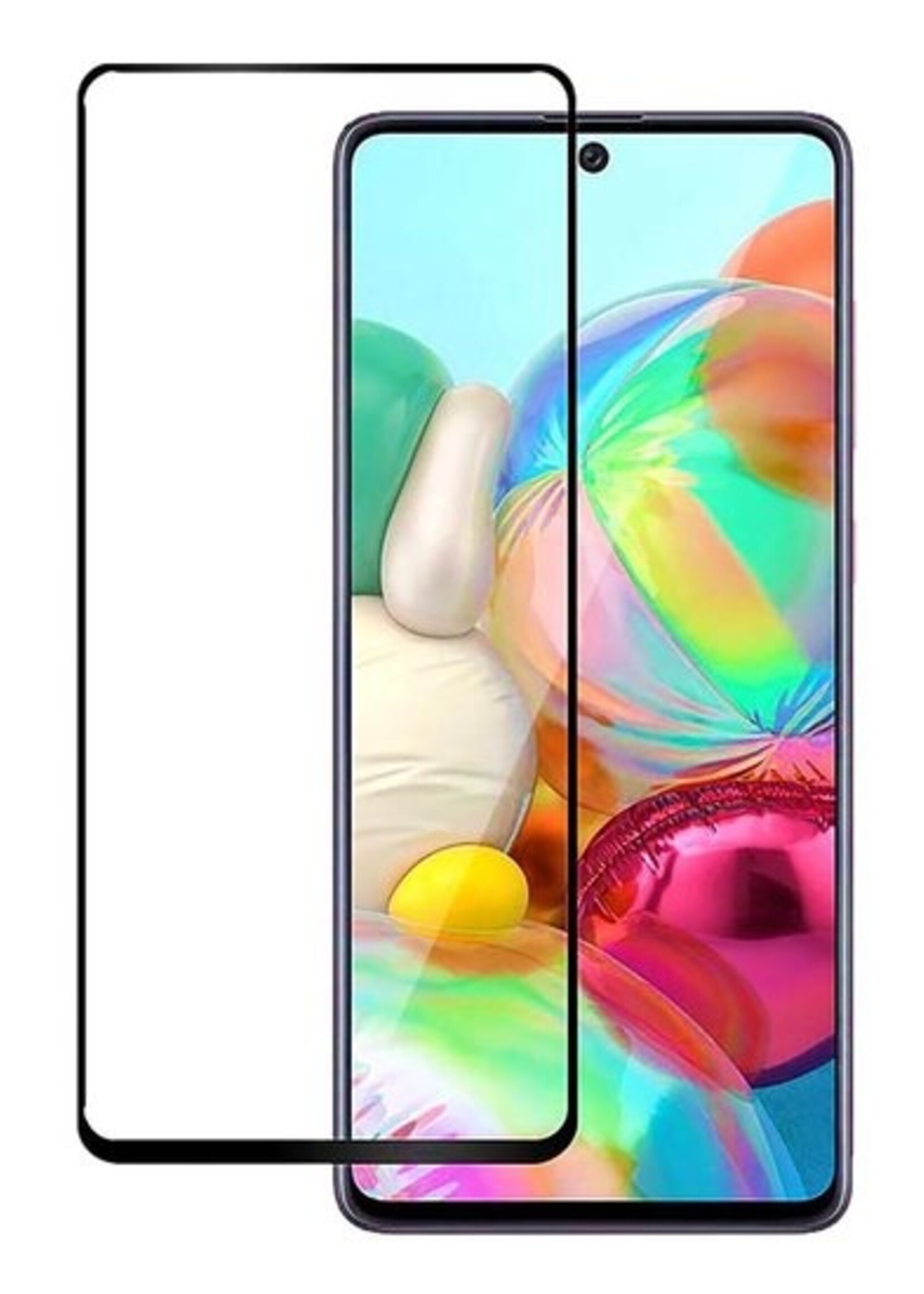 BTH Screenprotector Geschikt voor Samsung S10 Lite Screenprotector Glas Gehard Tempered Glass Full Cover - Screenprotector Geschikt voor Samsung Galaxy S10 Lite Screen Protector Screen Cover - 3 PACK