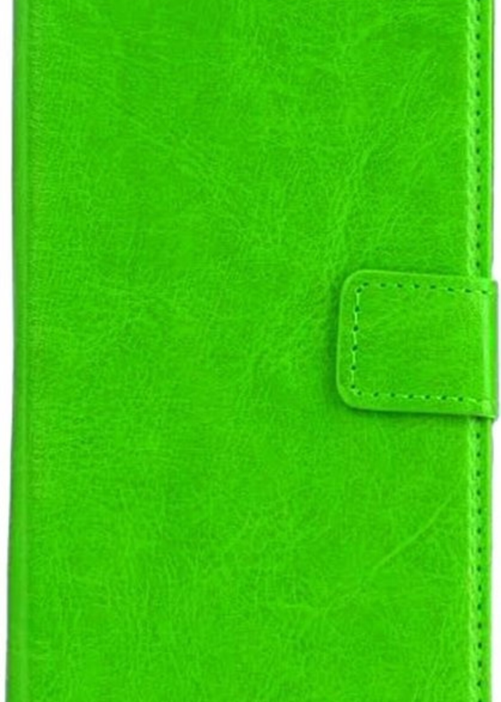BTH Hoesje Geschikt voor iPhone 7/8 Hoesje Book Case Hoes Portemonnee Cover Walletcase - Hoes Geschikt voor iPhone 7/8 Hoes Bookcase Hoesje - Groen