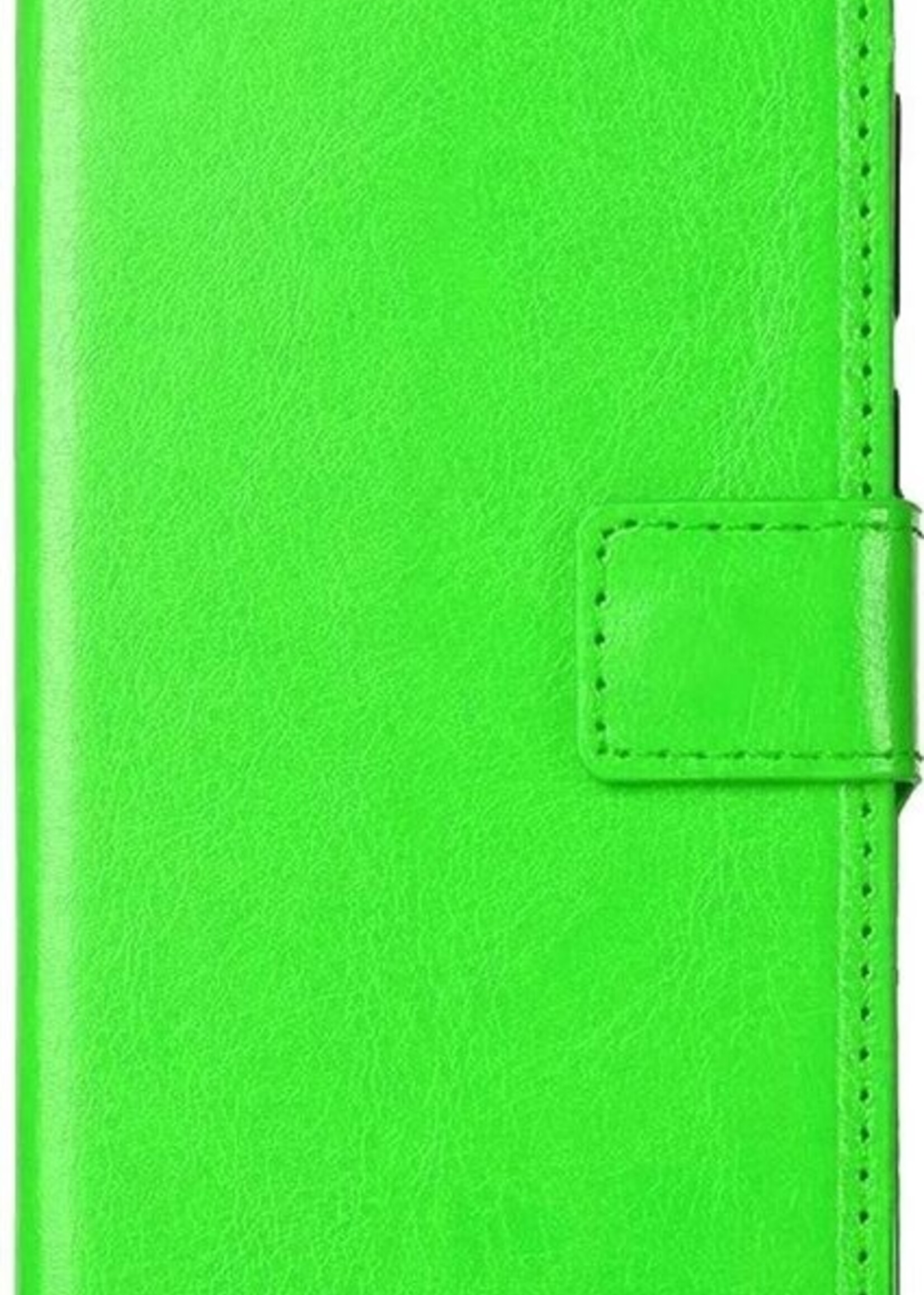 BTH Hoesje Geschikt voor Samsung Galaxy A50 Hoesje Book Case Hoes Portemonnee Cover Walletcase - Hoes Geschikt voor Samsung A50 Hoes Bookcase Hoesje - Groen