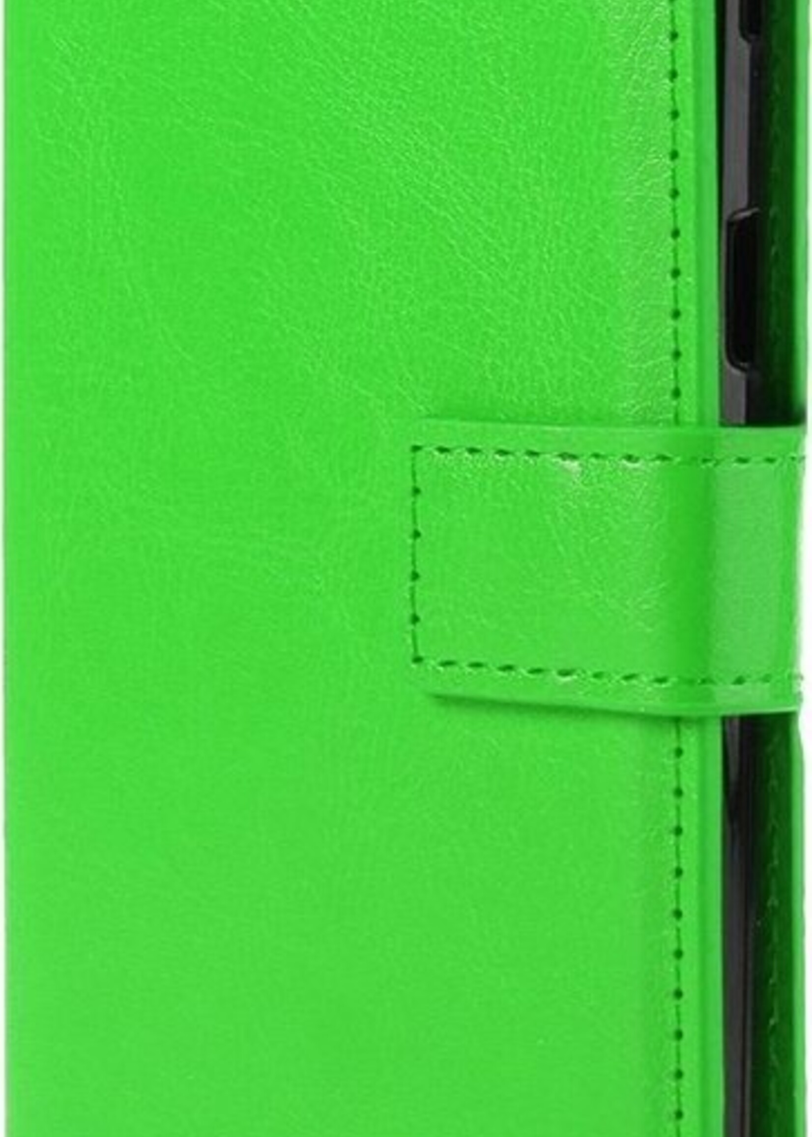 BTH Hoesje Geschikt voor Samsung Galaxy A5 2017 Hoesje Book Case Hoes Portemonnee Cover Walletcase - Hoes Geschikt voor Samsung A5 2017 Hoes Bookcase Hoesje - Groen