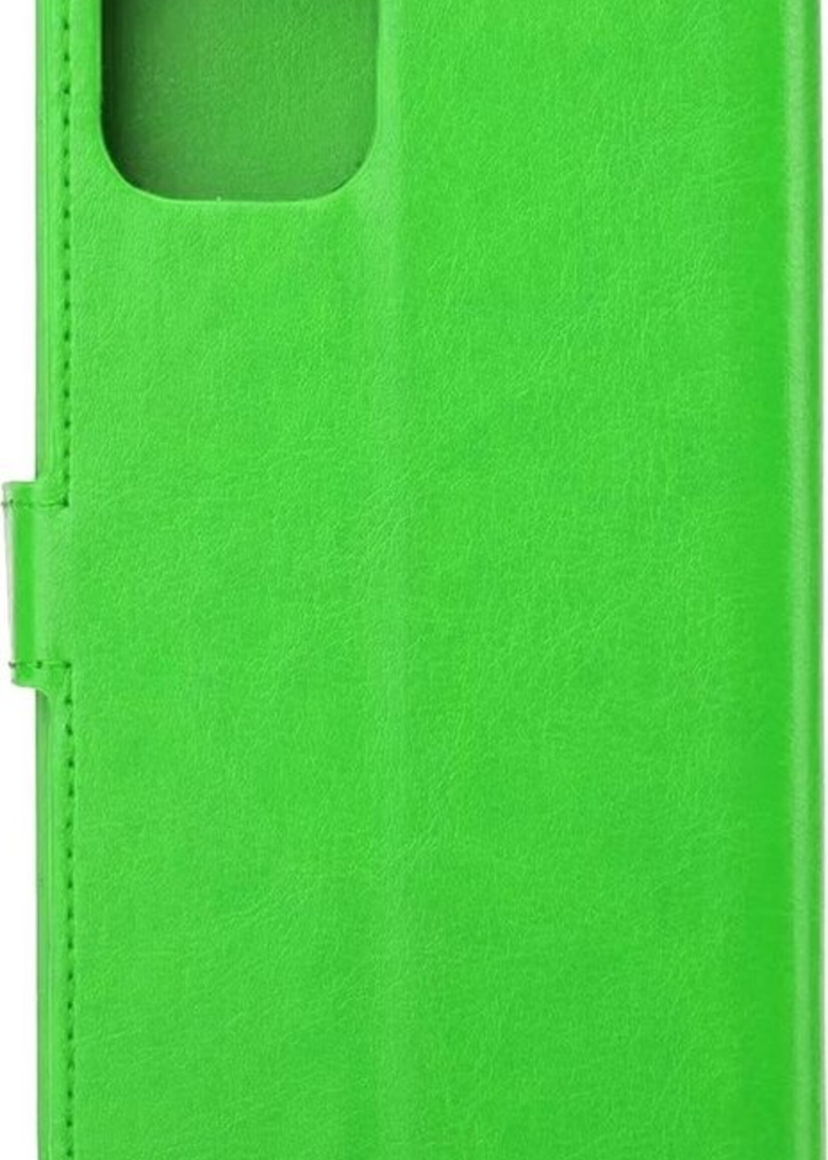 BTH Hoesje Geschikt voor iPhone 11 Hoesje Book Case Hoes Portemonnee Cover Walletcase - Hoes Geschikt voor iPhone 11 Hoes Bookcase Hoesje - Groen