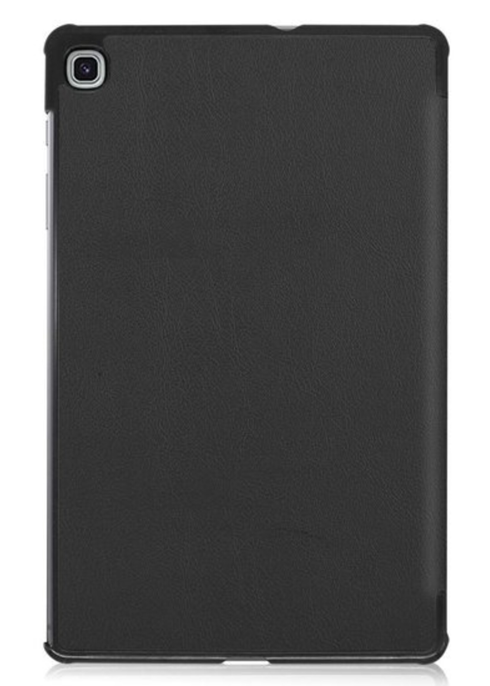 BTH Hoes Geschikt voor Samsung Galaxy Tab S6 Lite Hoes Book Case Hoesje Trifold Cover - Hoesje Geschikt voor Samsung Tab S6 Lite Hoesje Bookcase - Zwart