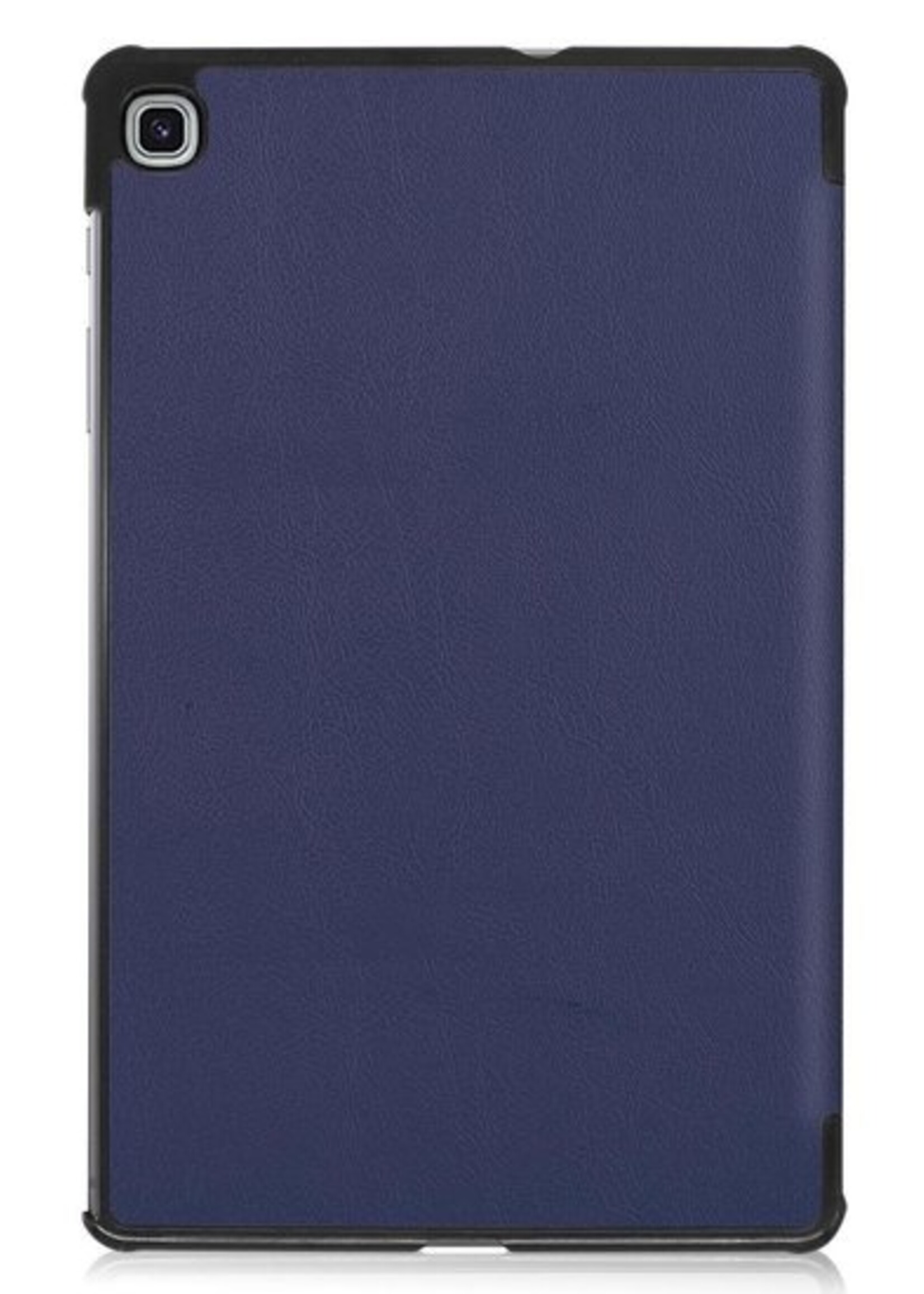 BTH Hoes Geschikt voor Samsung Galaxy Tab S6 Lite Hoes Book Case Hoesje Trifold Cover - Hoesje Geschikt voor Samsung Tab S6 Lite Hoesje Bookcase - Blauw