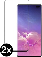 BTH BTH 2x Samsung Galaxy S10 Screenprotector Tempered Glass Gehard Full Screen Cover