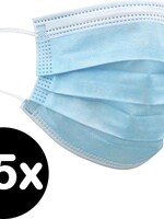 BTH BTH Wegwerp Mondkapje Blauw Niet-medisch - 25 PACK