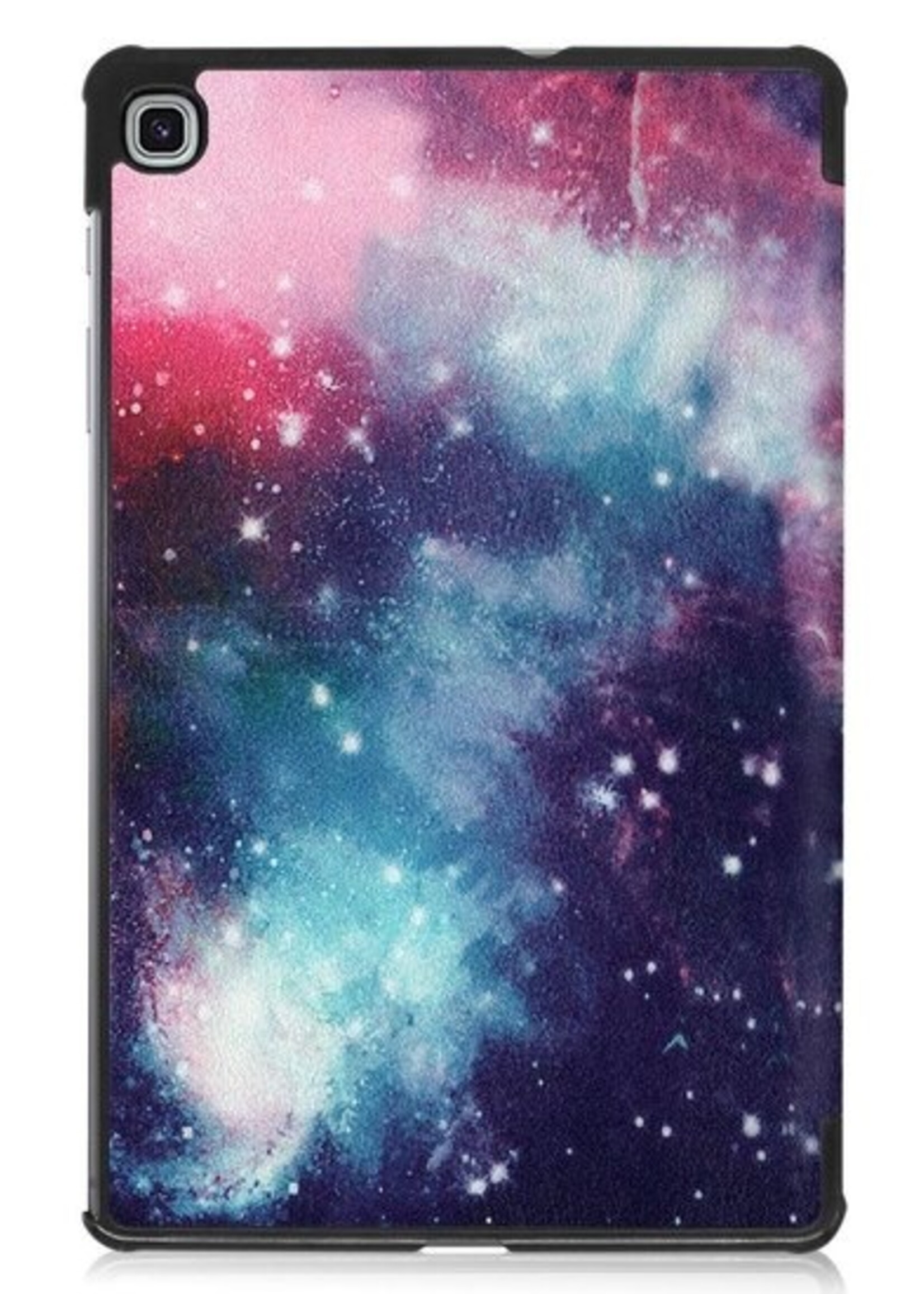 BTH Hoes Geschikt voor Samsung Galaxy Tab S6 Lite Hoes Book Case Hoesje Trifold Cover - Hoesje Geschikt voor Samsung Tab S6 Lite Hoesje Bookcase - Galaxy