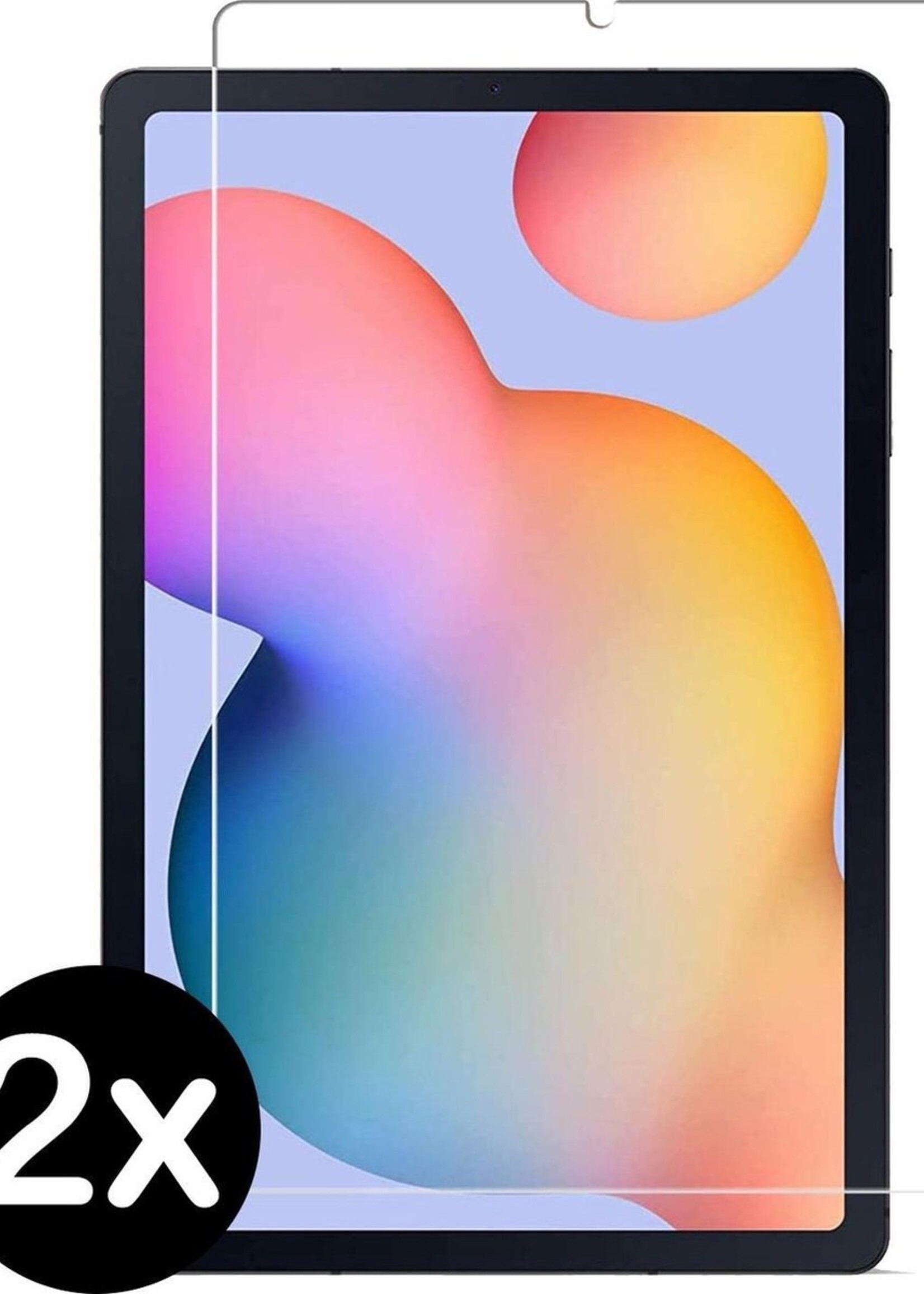 BTH Screenprotector Geschikt voor Samsung Galaxy Tab S6 Lite Screenprotector Tempered Glass Screen Protector Gehard Glas - Screenprotector Geschikt voor Samsung Tab S6 Lite Screenprotector Glas - 2 PACK