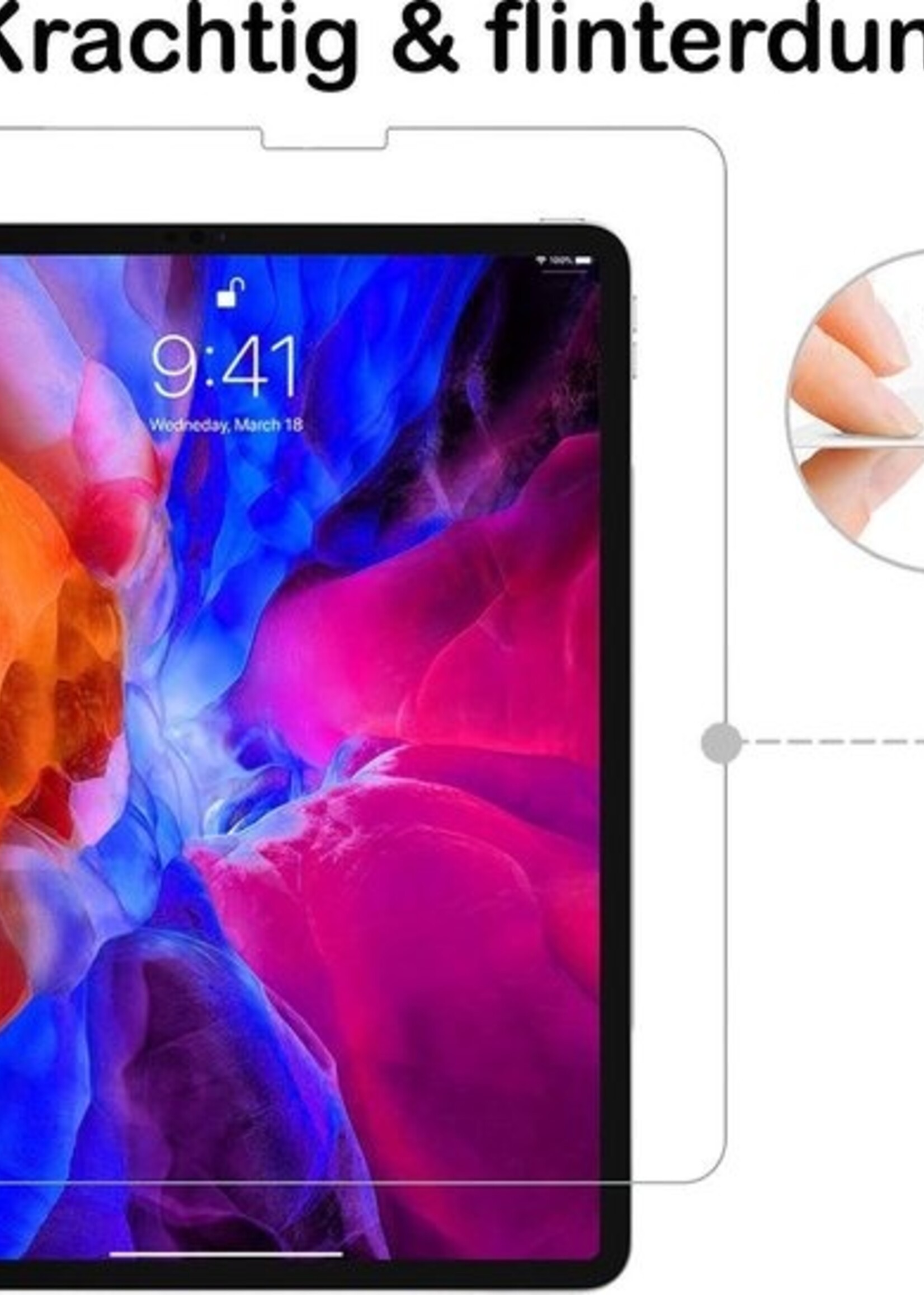 BTH Screenprotector Geschikt voor iPad Pro 2020 (11 inch) Screenprotector Tempered Glass Screen Protector Gehard Glas - Screenprotector Geschikt voor iPad Pro 11 inch (2020) Screenprotector Glas - 2 PACK