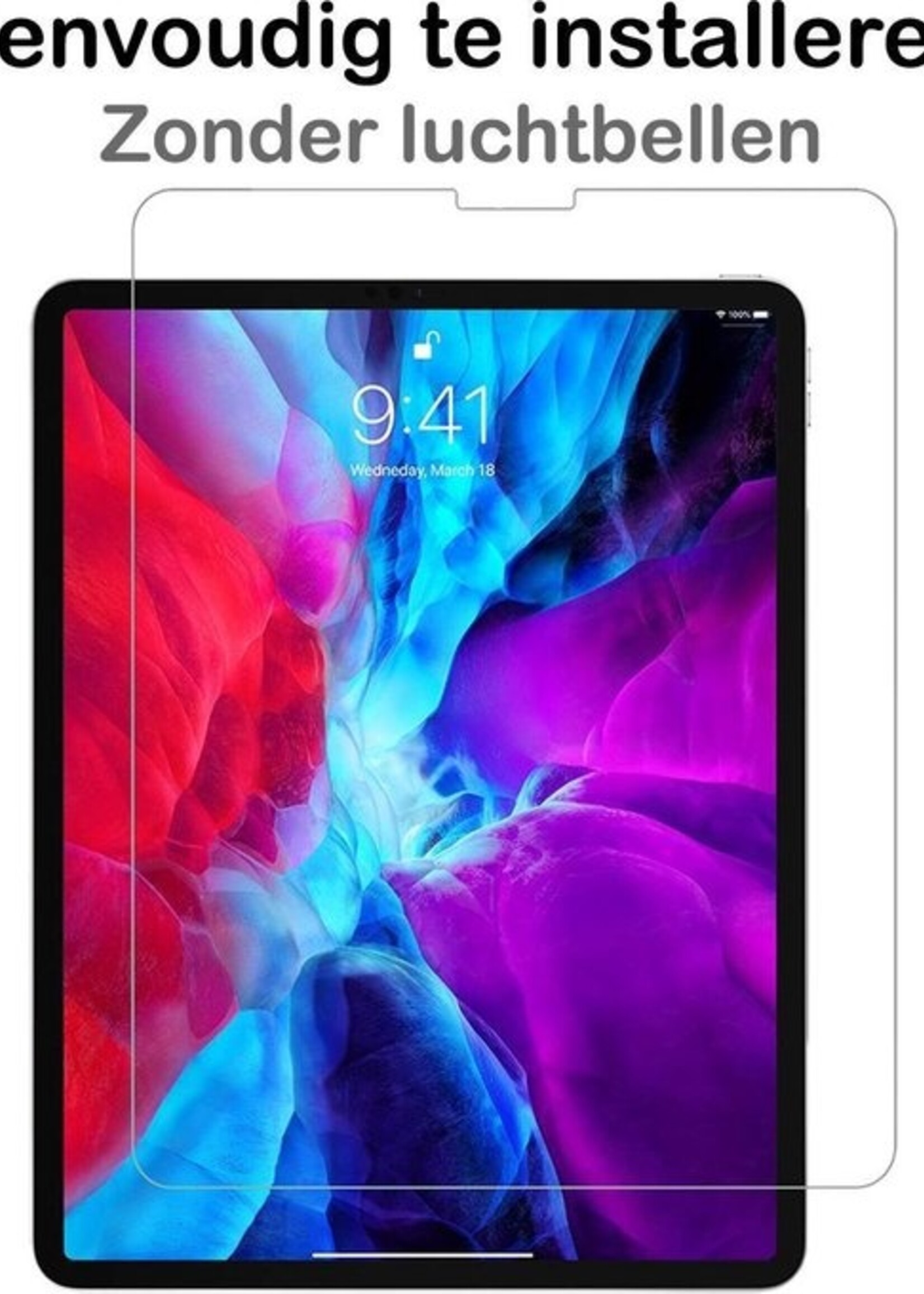 BTH Screenprotector Geschikt voor iPad Pro 2020 (11 inch) Screenprotector Tempered Glass Screen Protector Gehard Glas - Screenprotector Geschikt voor iPad Pro 11 inch (2020) Screenprotector Glas - 2 PACK