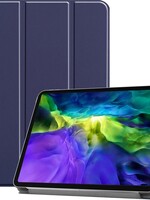 BTH BTH iPad Pro 11 inch (2020) Hoesje Bookcase - Donkerblauw
