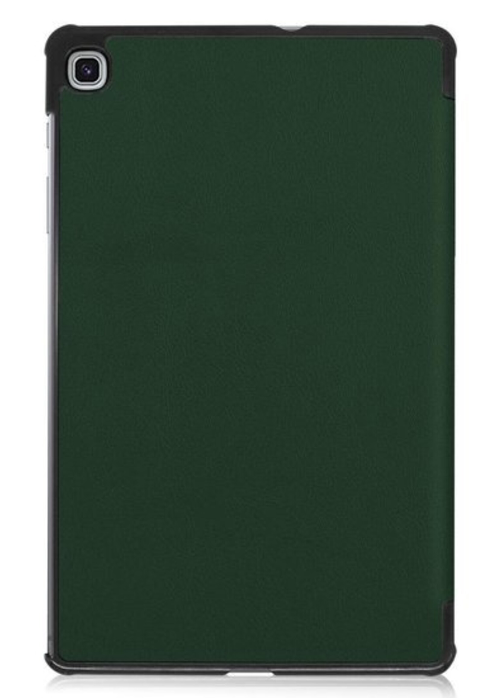 BTH Hoes Geschikt voor Samsung Galaxy Tab S6 Lite Hoes Book Case Hoesje Trifold Cover - Hoesje Geschikt voor Samsung Tab S6 Lite Hoesje Bookcase - Groen