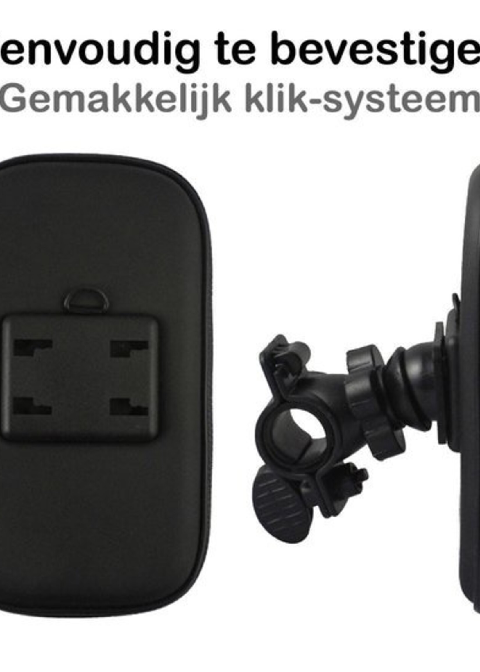 BTH Telefoonhouder Fiets Universeel Waterdicht 360 Draaibaar - Large