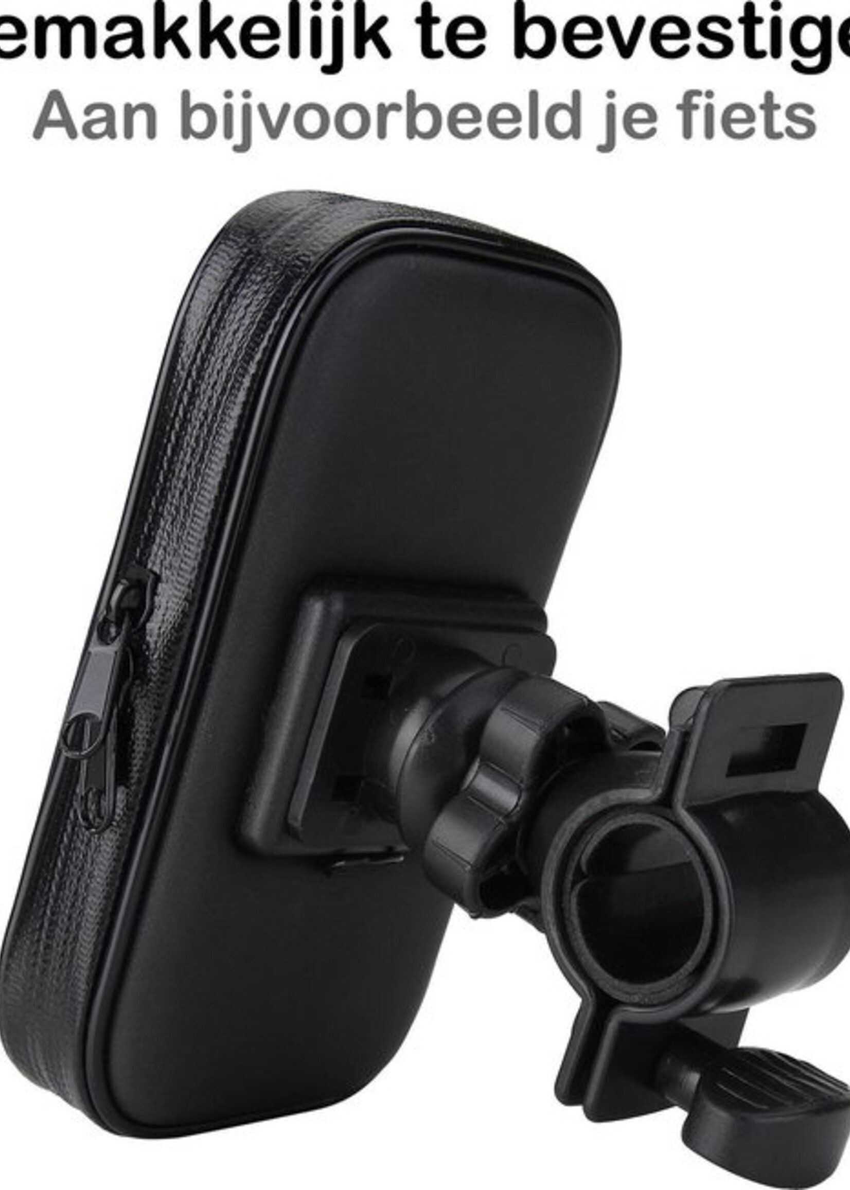 BTH Telefoonhouder Fiets Universeel Waterdicht 360 Draaibaar - Large