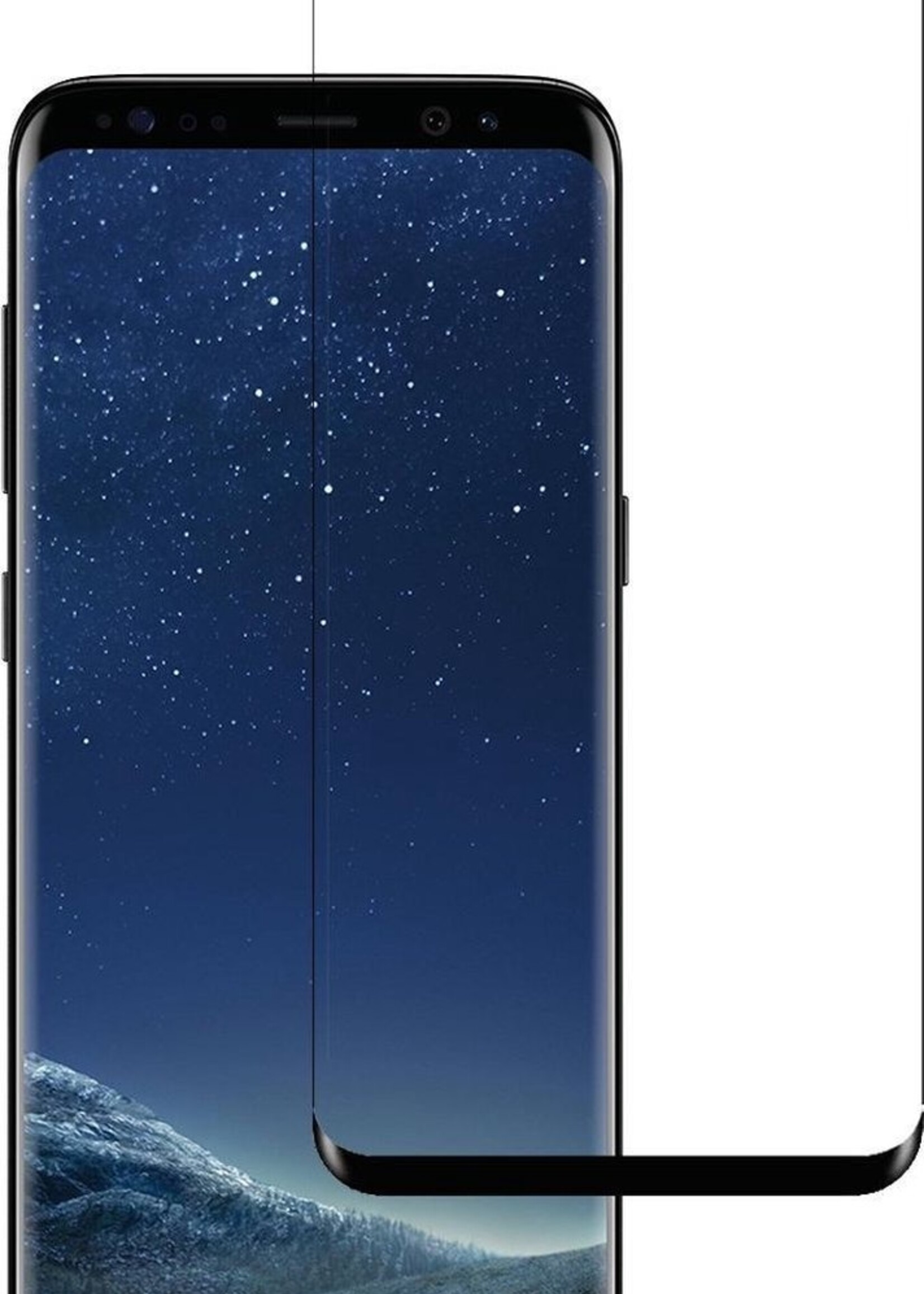 BTH Screenprotector Geschikt voor Samsung S8 Screenprotector Glas Gehard Tempered Glass Full Cover - Screenprotector Geschikt voor Samsung Galaxy S8 Screen Protector Screen Cover