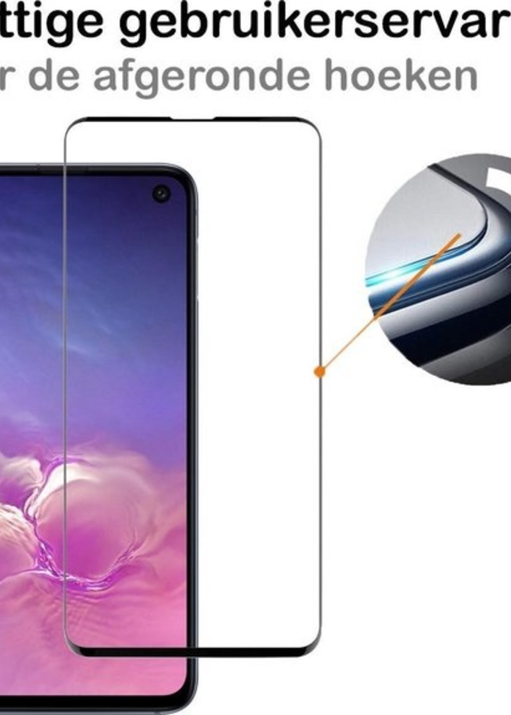 BTH Screenprotector Geschikt voor Samsung S10e Screenprotector Glas Gehard Tempered Glass Full Cover - Screenprotector Geschikt voor Samsung Galaxy S10e Screen Protector Screen Cover