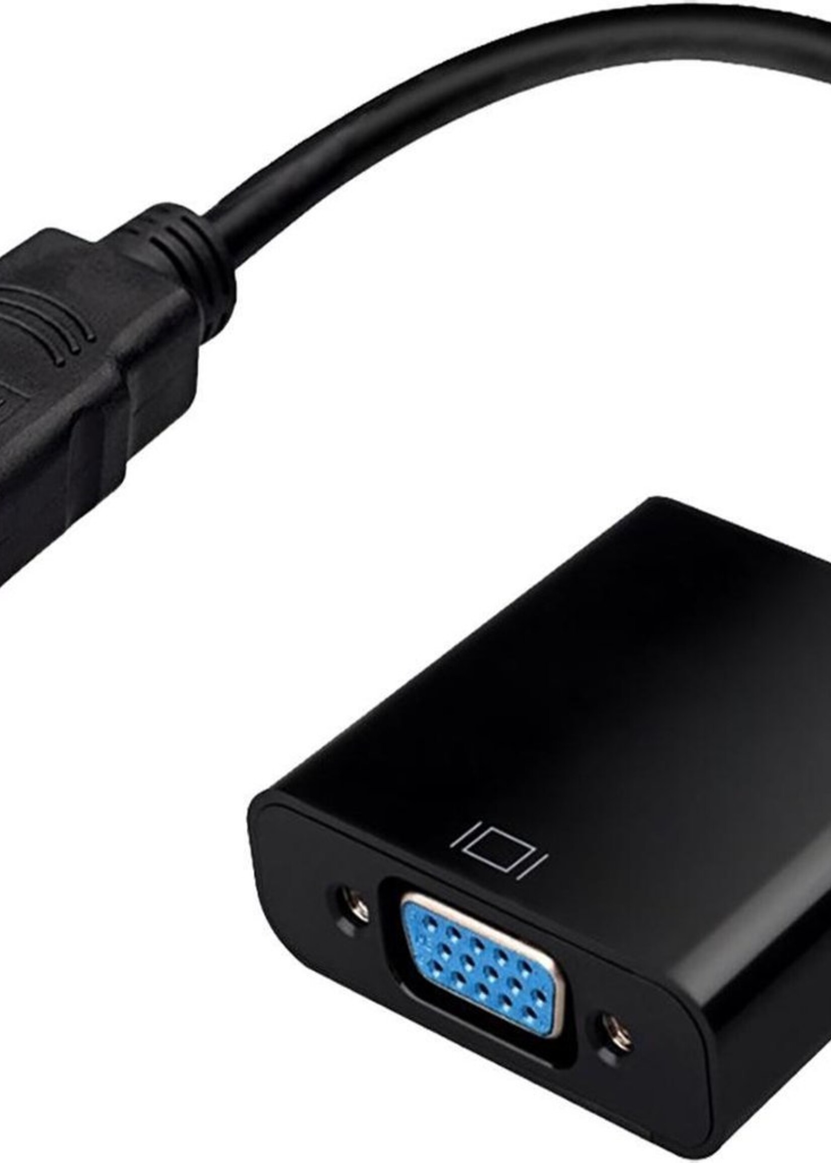 BTH HDMI naar VGA Adapter Kabel Converter Omvormer 1080p HD Kwaliteit - Zwart