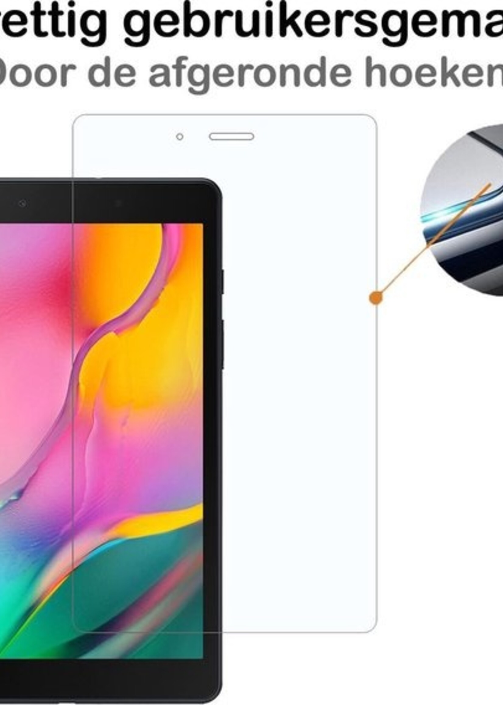 BTH Screenprotector Geschikt voor Samsung Galaxy Tab A 8.0 (2019) Screenprotector Tempered Glass Screen Protector Gehard Glas - Screenprotector Geschikt voor Samsung Tab A 8.0 (2019) Screenprotector Glas