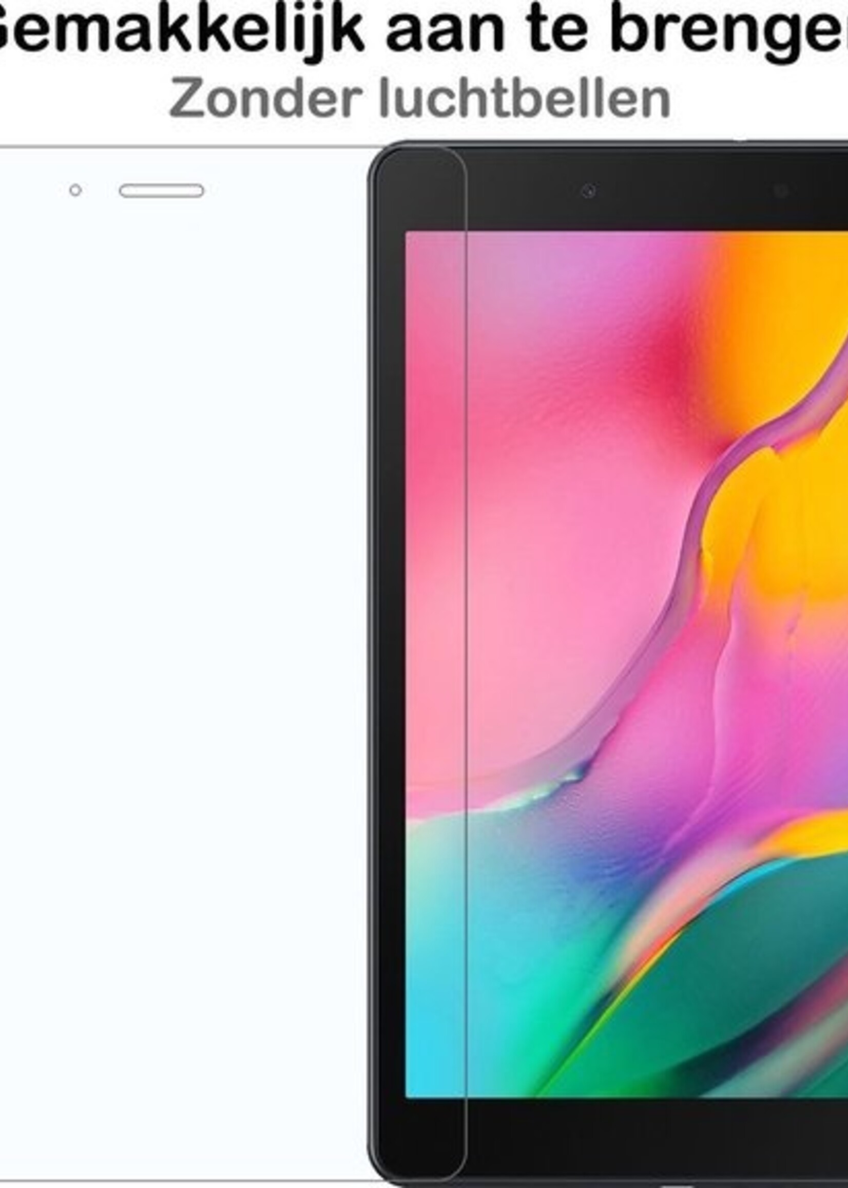 BTH Screenprotector Geschikt voor Samsung Galaxy Tab A 8.0 (2019) Screenprotector Tempered Glass Screen Protector Gehard Glas - Screenprotector Geschikt voor Samsung Tab A 8.0 (2019) Screenprotector Glas