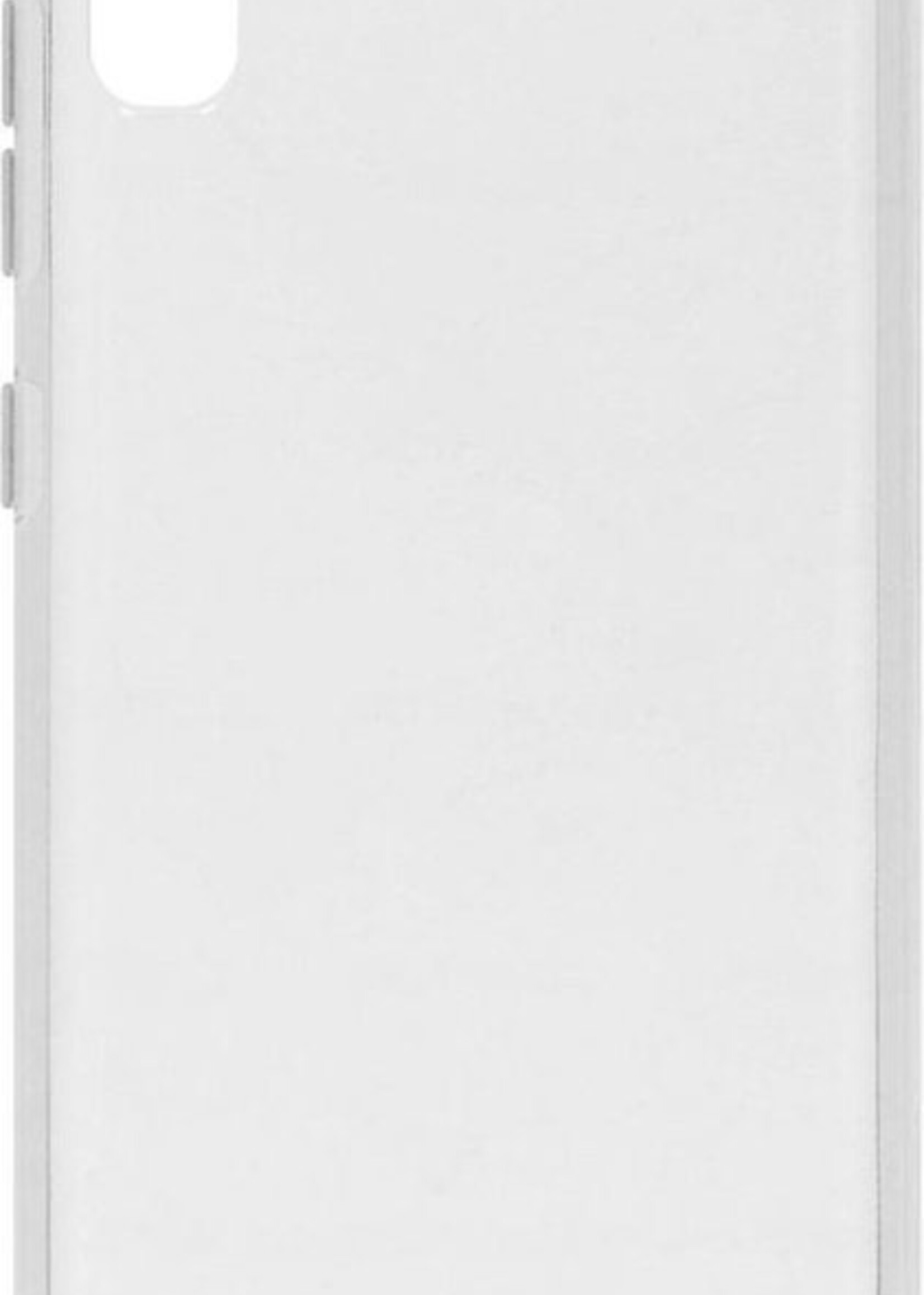 BTH Hoesje Geschikt voor Samsung A10 Hoesje Siliconen Case Hoes Met 2x Screenprotector - Hoes Geschikt voor Samsung Galaxy A10 Hoes Cover Case - Transparant