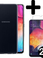 BTH BTH Samsung Galaxy A30s / A50s hoesje met 2x screenprotector