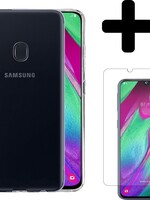 BTH BTH Samsung Galaxy A40 hoesje met screenprotector