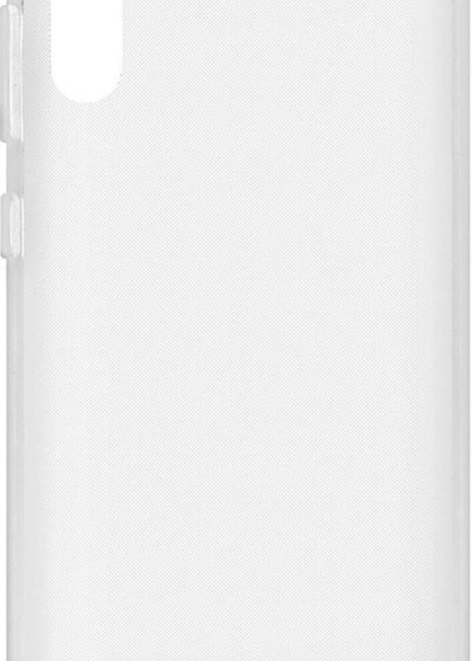 BTH Hoesje Geschikt voor Samsung Galaxy A50 Hoesje Siliconen Case Hoes Met 2x Screenprotector - Hoes Geschikt voor Samsung A50 Hoes Cover Case - Transparant