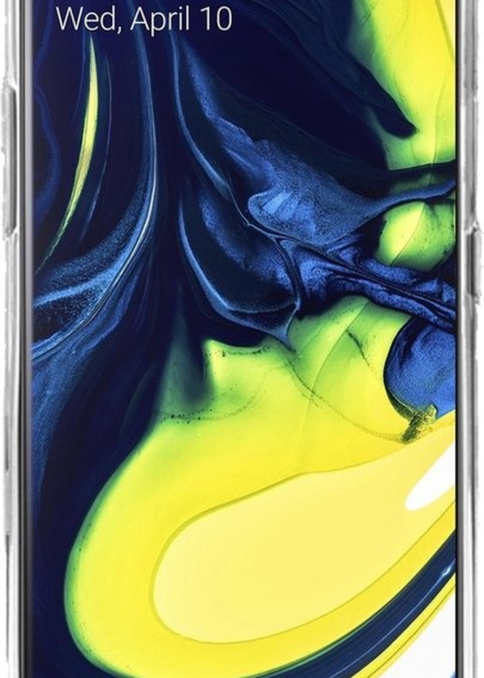 BTH Hoesje Geschikt voor Samsung A80/A90 Hoesje Siliconen Case Hoes - Hoes Geschikt voor Samsung Galaxy A80/A90 Hoes Cover Case - Transparant