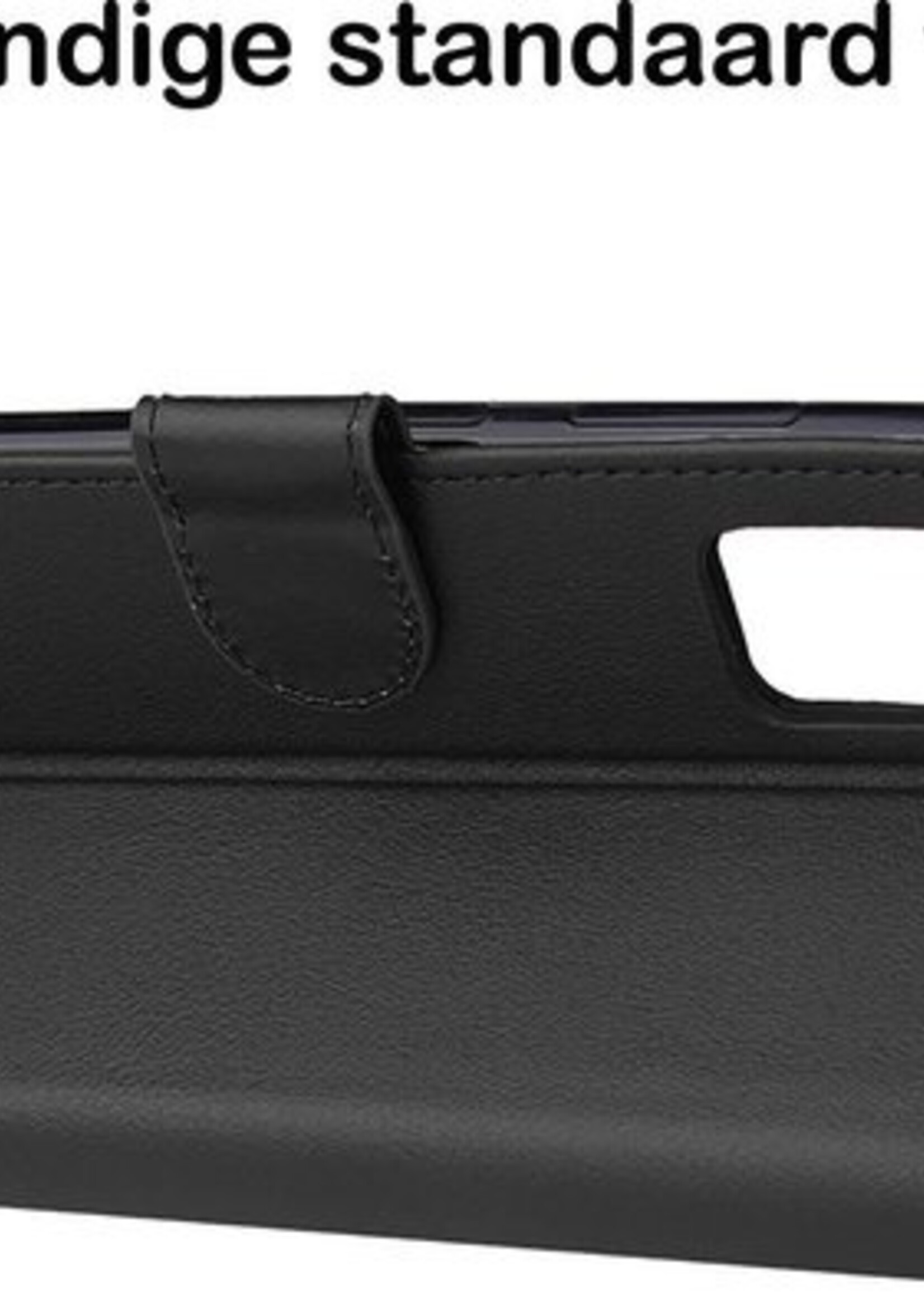 BTH Hoesje Geschikt voor Samsung A51 Hoesje Book Case Hoes Portemonnee Cover Walletcase - Hoes Geschikt voor Samsung Galaxy A51 Hoes Bookcase Hoesje - Zwart