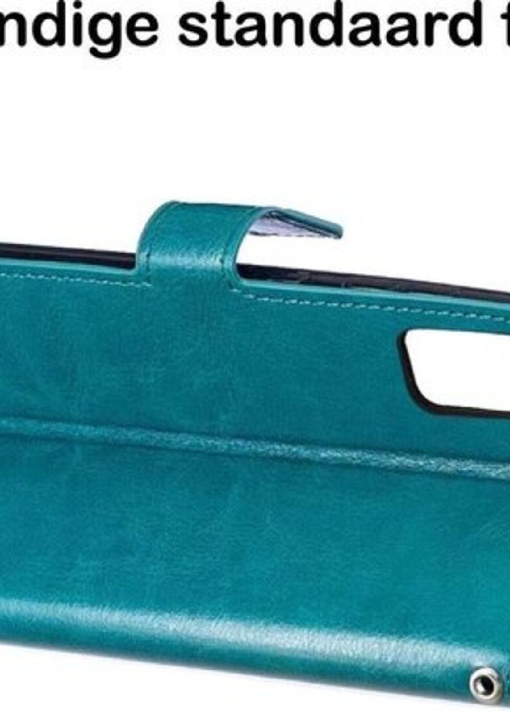 BTH Hoesje Geschikt voor Samsung A71 Hoesje Book Case Hoes Portemonnee Cover Walletcase - Hoes Geschikt voor Samsung Galaxy A71 Hoes Bookcase Hoesje - Turquoise