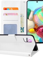 BTH BTH Samsung Galaxy A71 Hoesje Bookcase - Wit