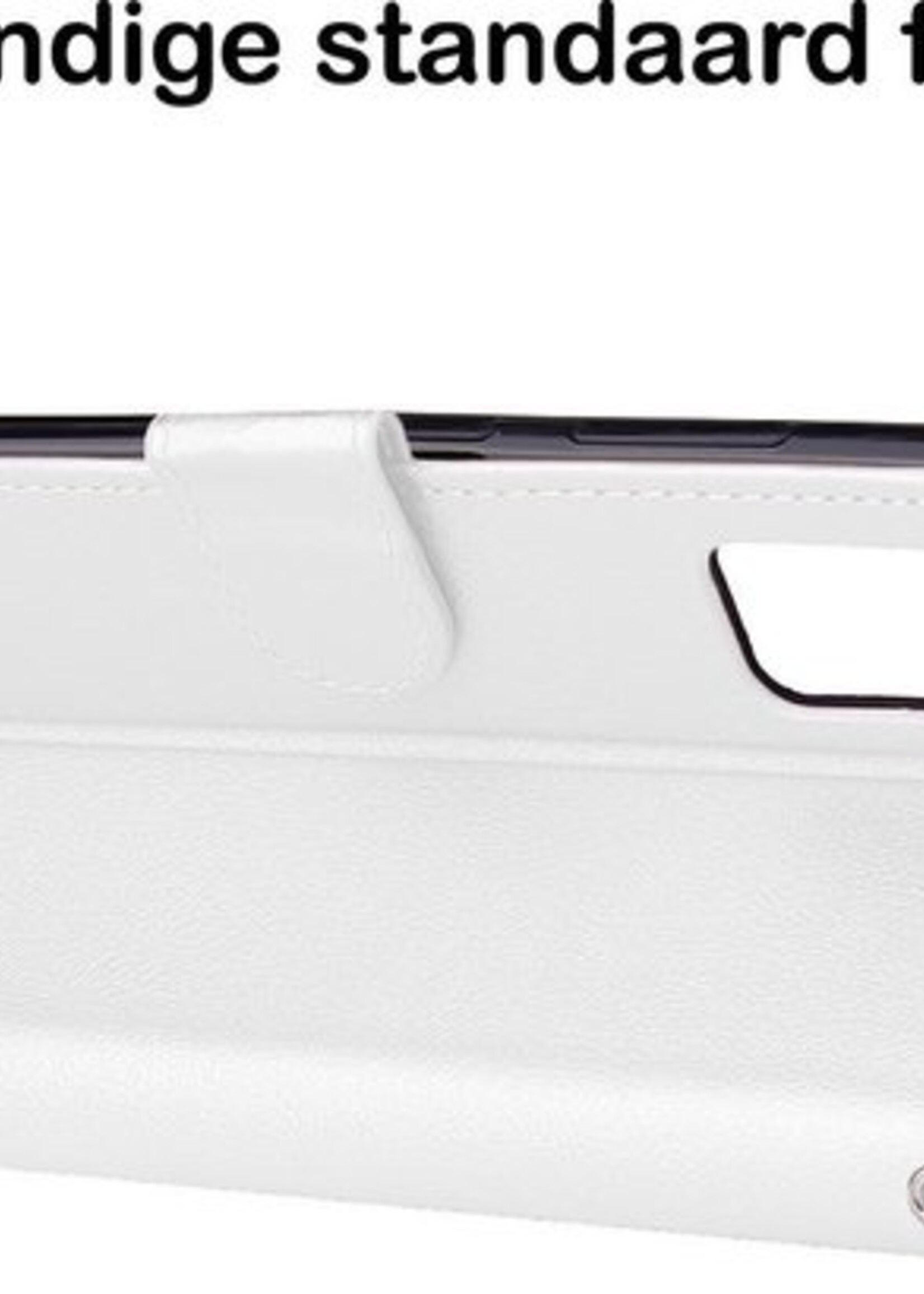 BTH Hoesje Geschikt voor Samsung A71 Hoesje Book Case Hoes Portemonnee Cover Walletcase - Hoes Geschikt voor Samsung Galaxy A71 Hoes Bookcase Hoesje - Wit