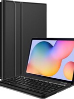 BTH BTH Samsung Galaxy Tab S6 Lite Toetsenbord Hoes Keyboard Cover - Zwart