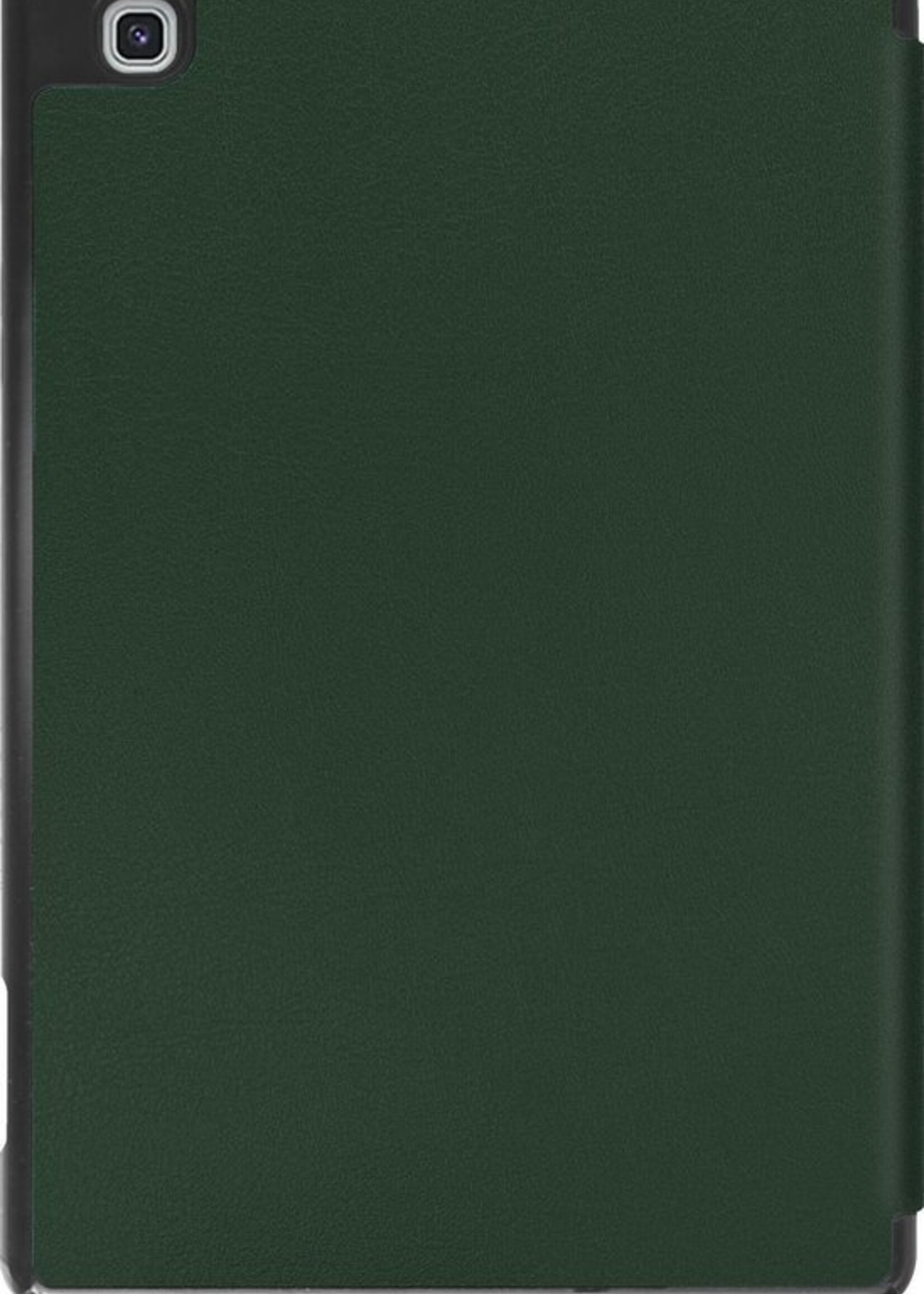 BTH Hoes Geschikt voor Samsung Galaxy Tab S6 Lite Hoes Book Case Hoesje Trifold Cover Met Uitsparing Geschikt voor S Pen - Hoesje Geschikt voor Samsung Tab S6 Lite Hoesje Bookcase - Groen