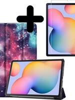 BTH BTH Samsung Galaxy Tab S6 Lite Hoesje met Screenprotector - Galaxy