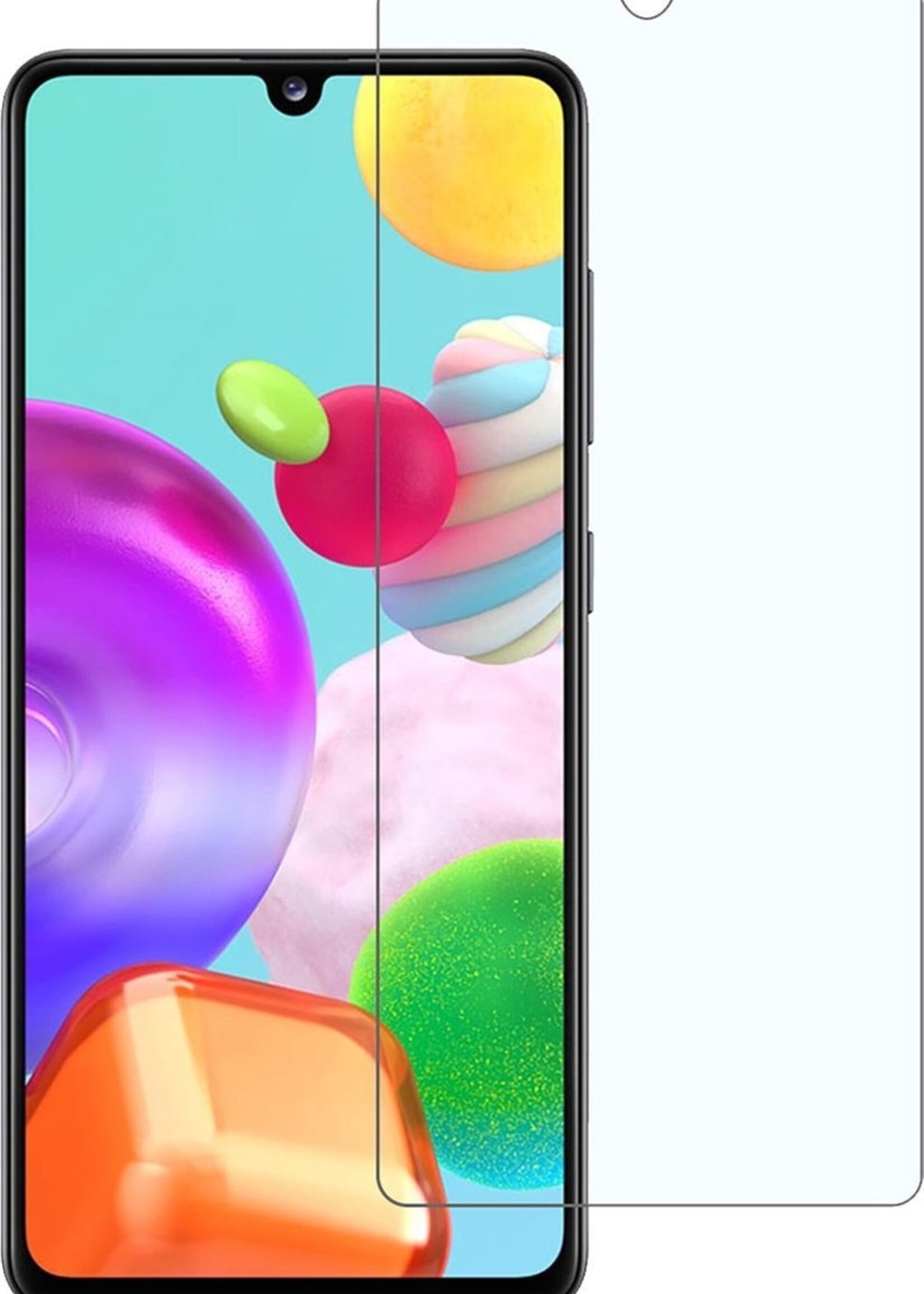 BTH Screenprotector Geschikt voor Samsung A41 Screenprotector Glas Gehard Tempered Glass - Screenprotector Geschikt voor Samsung Galaxy A41 Screen Protector Screen Cover