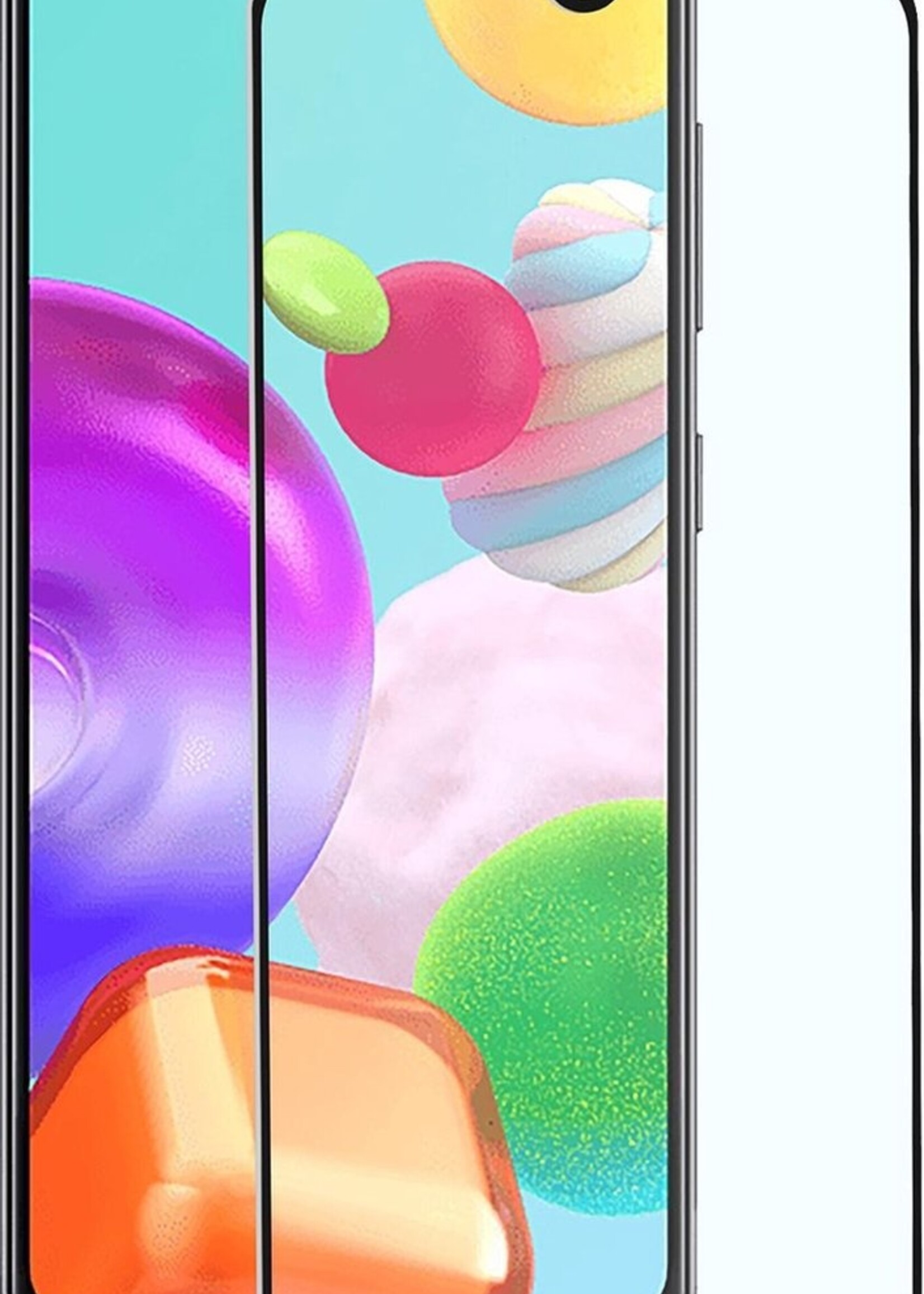 BTH Screenprotector Geschikt voor Samsung A41 Screenprotector Glas Gehard Tempered Glass Full Cover - Screenprotector Geschikt voor Samsung Galaxy A41 Screen Protector Screen Cover