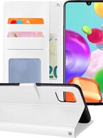 BTH BTH Samsung Galaxy A41 Hoesje Bookcase - Wit