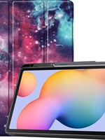 BTH BTH Samsung Galaxy Tab S6 Lite Hoesje Tablet Hoes Bookcase Smart Cover - Galaxy