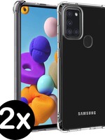 BTH BTH 2x Samsung Galaxy A21s hoesje shock proof