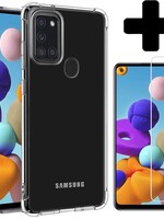 BTH BTH Samsung Galaxy A21s Hoesje met Screenprotector