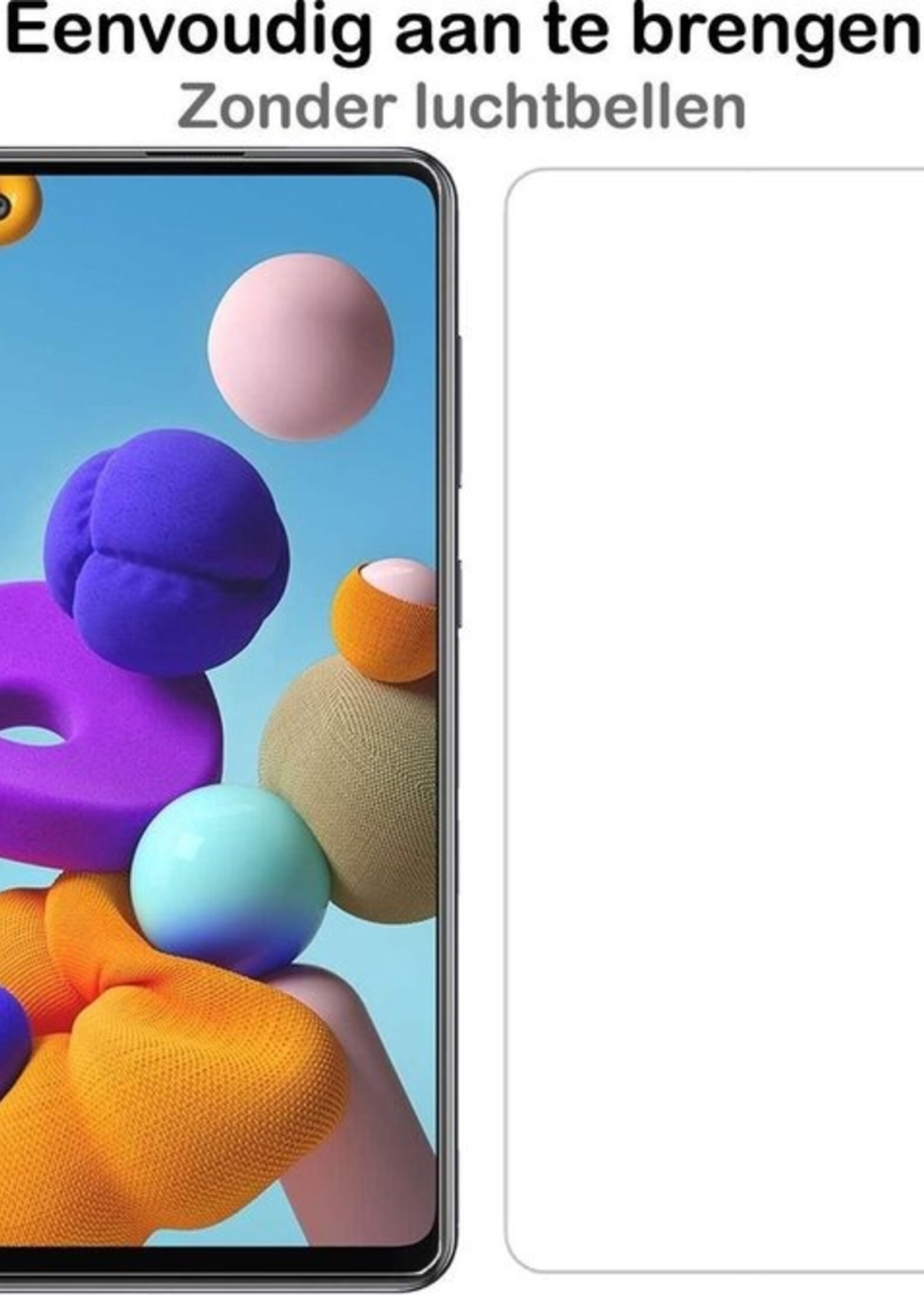 BTH Screenprotector Geschikt voor Samsung A21s Screenprotector Glas Gehard Tempered Glass - Screenprotector Geschikt voor Samsung Galaxy A21s Screen Protector Screen Cover - 2 PACK