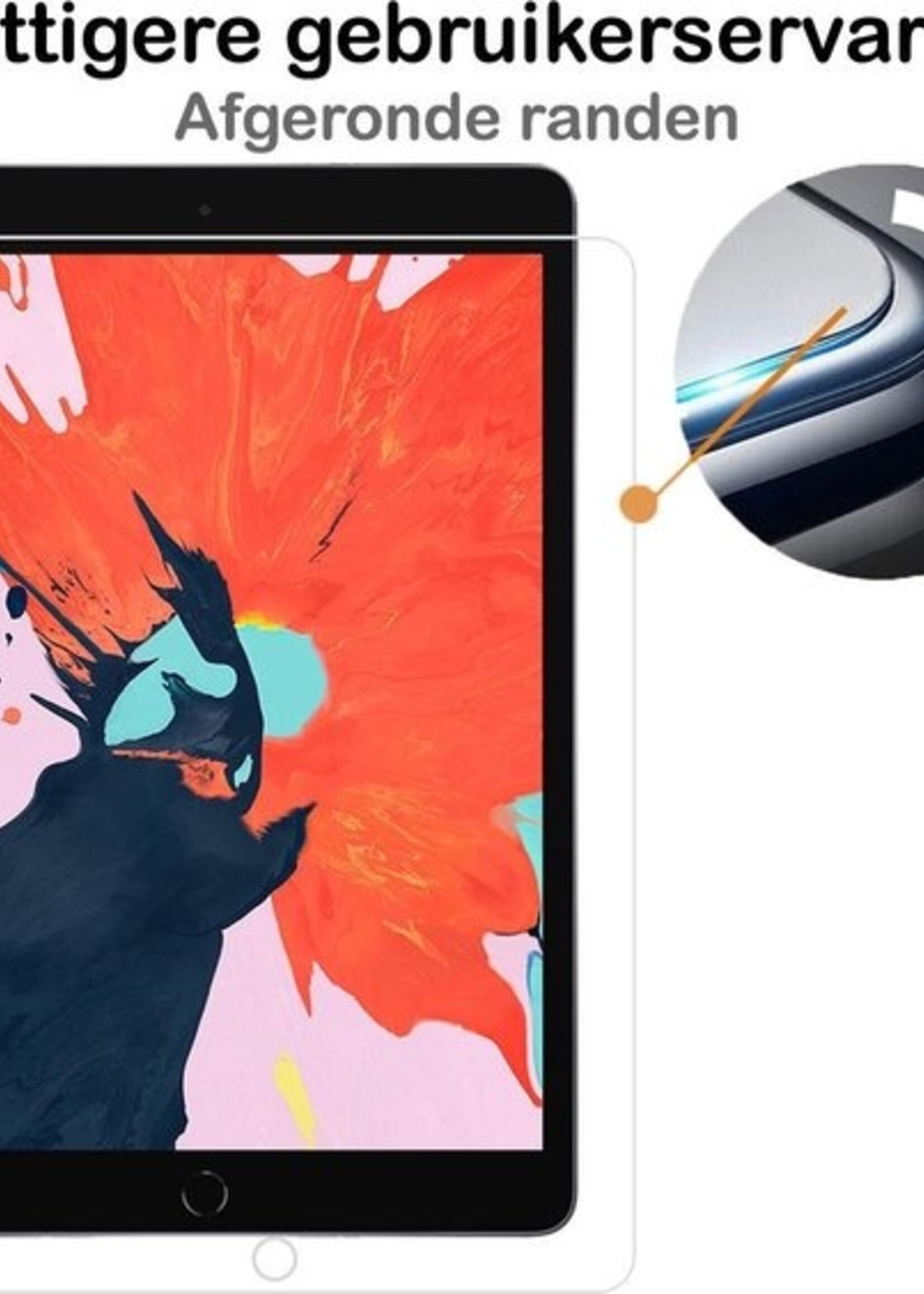 BTH Hoes Geschikt voor iPad 10.2 2019 Hoes Toetsenbord Hoesje Keyboard Case Cover Met Screenprotector - Hoesje Geschikt voor iPad 7 Hoes Toetsenbord Case - Donkergroen