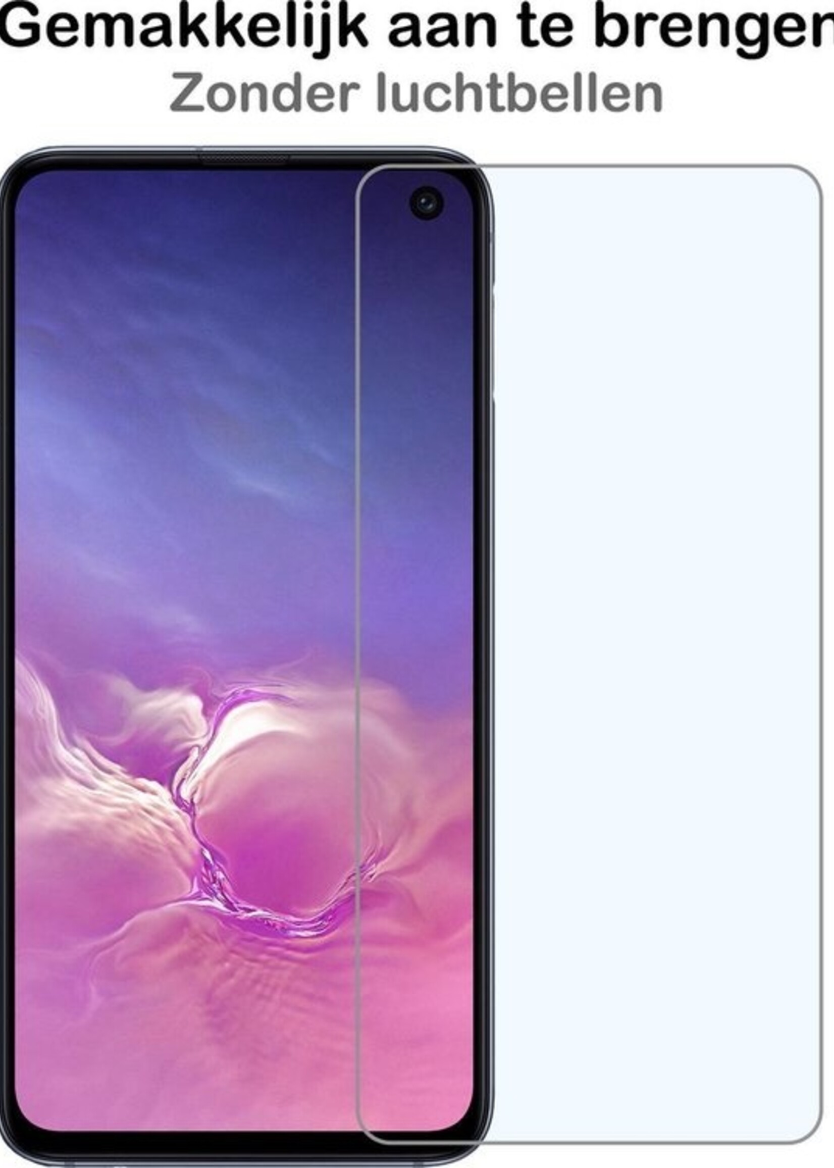 BTH Screenprotector Geschikt voor Samsung S10e Screenprotector Glas Gehard Tempered Glass - Screenprotector Geschikt voor Samsung Galaxy S10e Screen Protector Screen Cover - 2 PACK