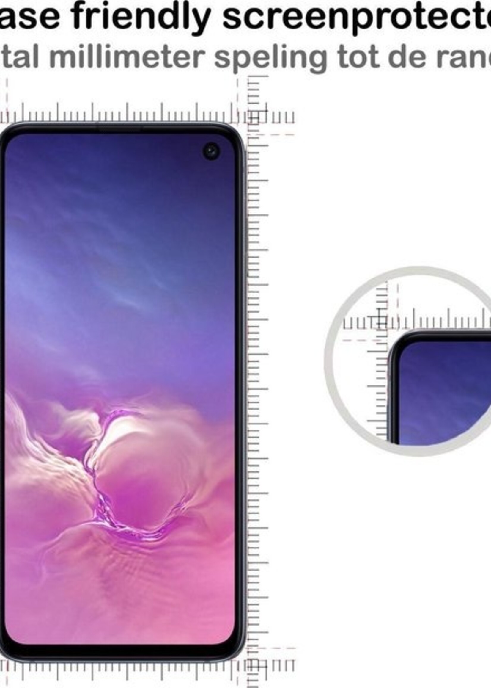 BTH Screenprotector Geschikt voor Samsung S10e Screenprotector Glas Gehard Tempered Glass - Screenprotector Geschikt voor Samsung Galaxy S10e Screen Protector Screen Cover - 2 PACK