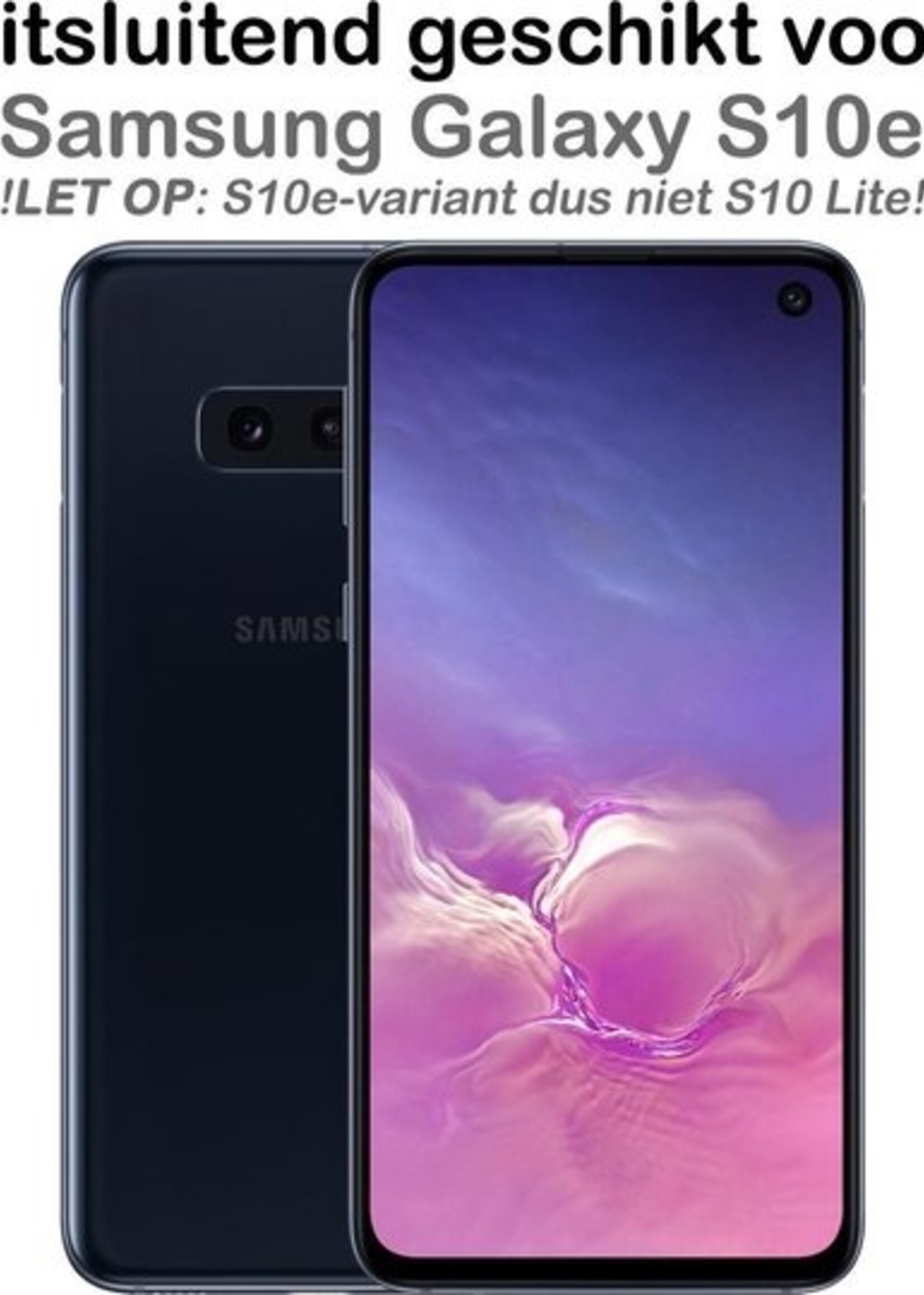 BTH Screenprotector Geschikt voor Samsung S10e Screenprotector Glas Gehard Tempered Glass - Screenprotector Geschikt voor Samsung Galaxy S10e Screen Protector Screen Cover - 2 PACK